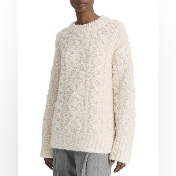 Vince Textured Loop Stitch Sweater NWT